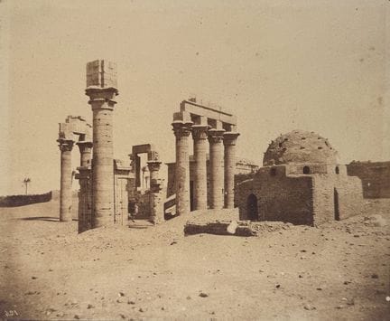 ÉGYPTE - HENRI CAMMAS 1813-1888
Temple de Cléopâtr