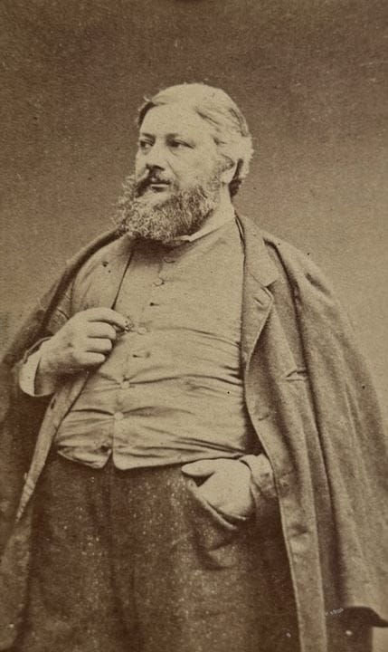 GUSTAVE COURBET - ÉTIENNE CARJAT 1828-1906
Portrai