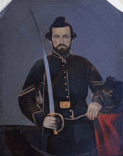 ÉTATS-UNIS - GUERRE DE SÉCESSION
Portrait d'un sol