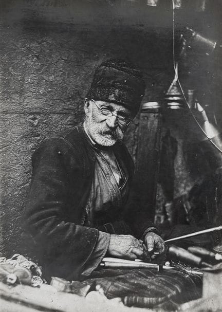 LEWIS HINE 1874-1940 (attribué à)
Portrait d'un or