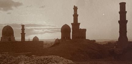 ÉGYPTE 
Mausolée Sultaniyya, Le Caire, ca.1900.
Ph