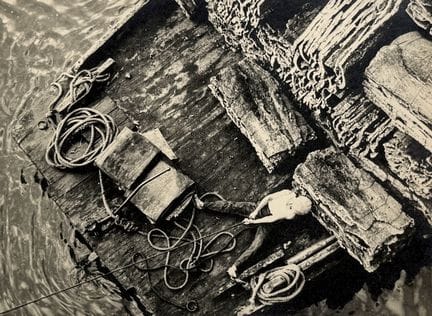 KORSIKA – ANONYM
Mann am Seil, Korsika, ca. 1950.
