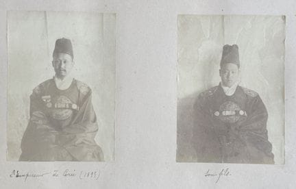CORÉE - EMPEREUR
L'Empereur de Corée Kojong Gwangm