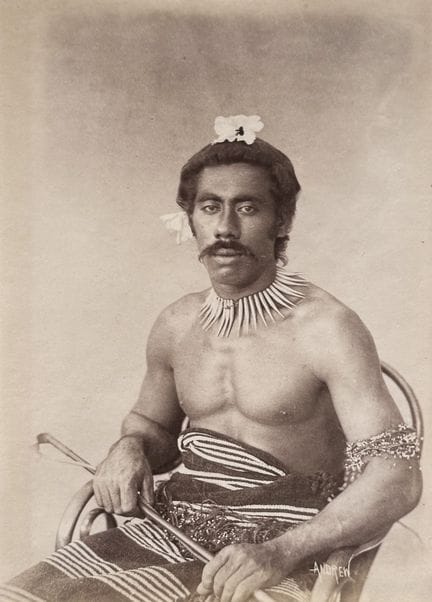 ÎLES SAMOA - FIDJI -  THOMAS ANDREW 1855-1939
Port