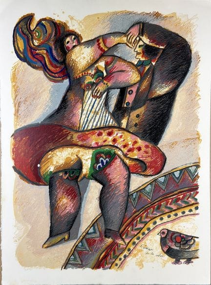 Théo TOBIASSE (1927 - 2012). L'oiseau de la valse.