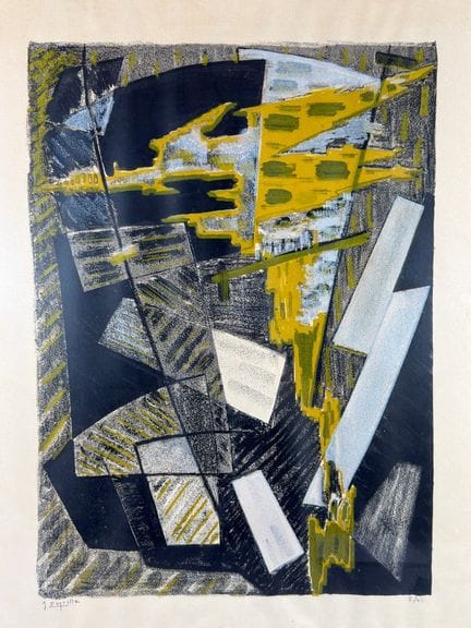 Jean DEYROLLE (1911-1967). Composition abstraite. 