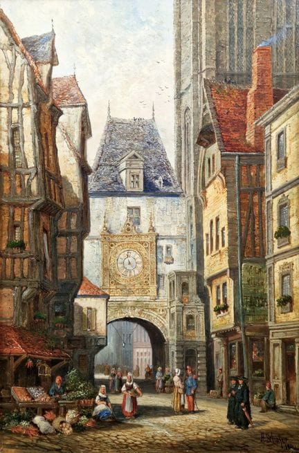"Heinrich Hermann SCHÄFER (1815-1884) Le Gros-Horl