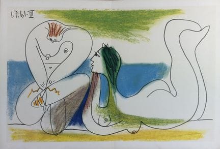 PICASSO (1881-1973) d’après. 1 planche tirée du vo