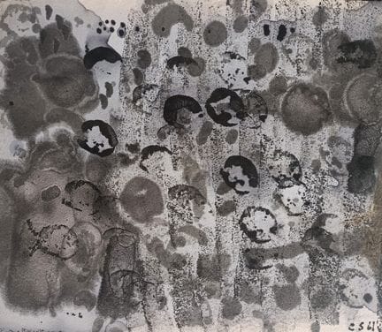 Charles Semser (1922-2011) – Abstraction – Encre –
