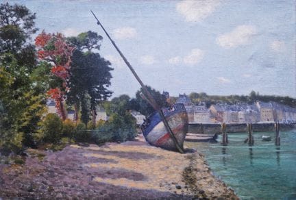 "Charles CHEVALIER (act.1920) Pont-Aven, Bretagne.