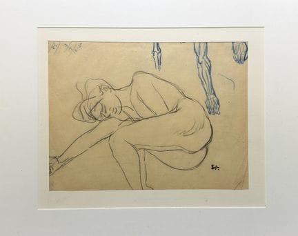 Théophile Alexandre STEINLEN (1859-1923) Etude fem