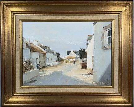 MAYEUX Jean – Yves ( ?) : « ILE DE HOUAT », huile 