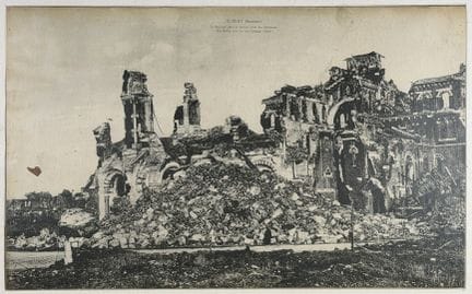 La basilique d’Albert dans la somme après le premi