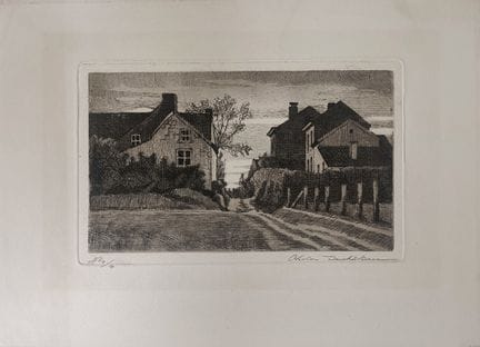 Olivier Duchâteau (1876-1939) - «Strada di paese» 