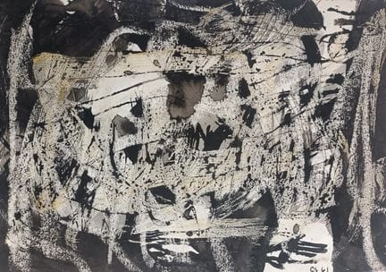 Charles Semser (1922-2011) – Abstraction – Encre –