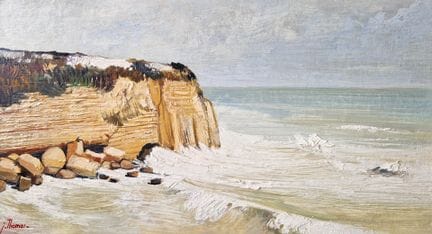"Jean THOMAS (1923-2019) Normandie : Première neig