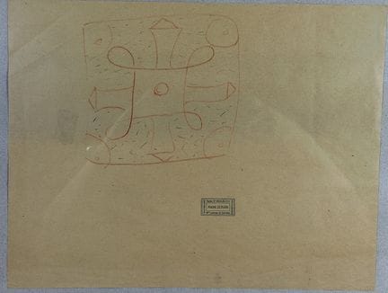 André DERAIN (1880-1954).  Etude. Dessin au crayon