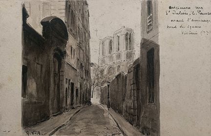 Henri-Vincent Anglade (1876-1956) - «L'antica via 