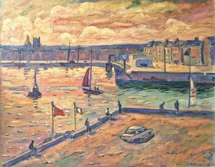 "Guy PICHON (1933-2007) Dieppe : Effets de lumière