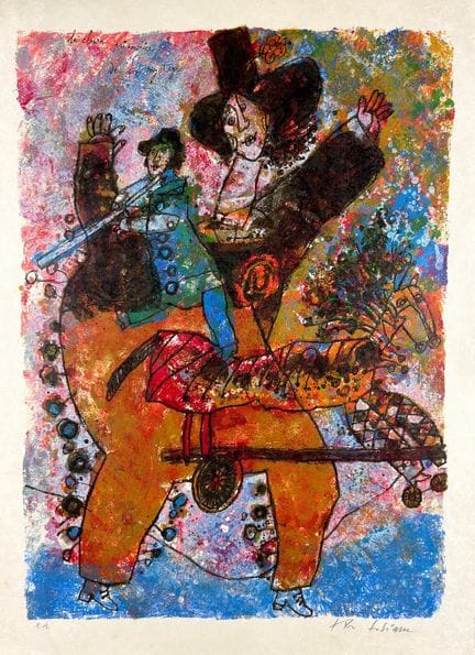 Théo TOBIASSE (1927 - 2012). Le clown prisonnier d