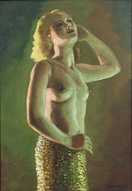 Yvan Clément  GALLÉ (1907 – 1975) Femme aux seins 