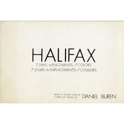 Buren Daniel Halifax : 7 jours - 6 emplacements - 