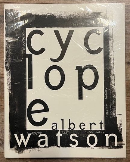 WATSON (Albert).  Cyclope. Paris, Editions du Coll