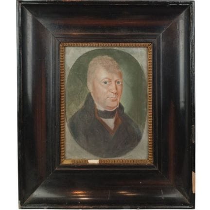 PORTRAIT D'UN NOBLE Peinture au pastel sur papier.