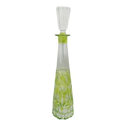 BOUTEILLE AVEC BOUCHON Bouteille en cristal doublé