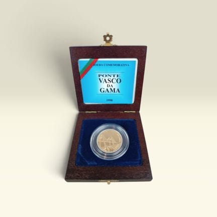 PUENTE VASCO DA GAMA. Moneda de 500$00 con 14 gram