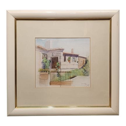 LOURENÇO CAMPOS (1936) Watercolor on paper, signed