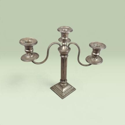 CANDELABRA Four-candle candelabra. Fits a candlest