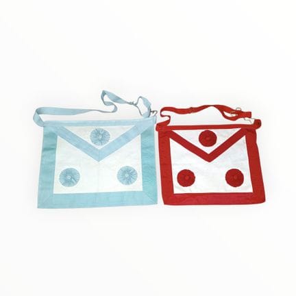 TWO MAZONIC ADVENTURES Two Master's aprons. In whi