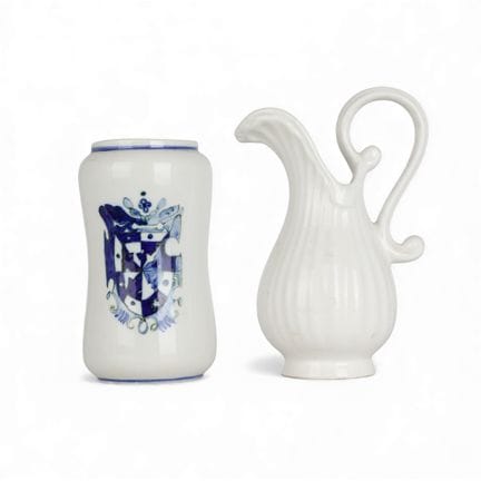 TAZZA CON COPERCHIO E CANNUCCIA - Set in ceramica 