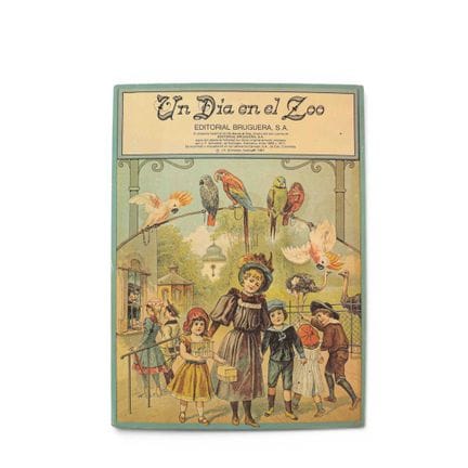 书籍《Un Día el Zoo》——复古折页式立体儿童读物，系19世纪书籍的复刻版，原版由德国出版