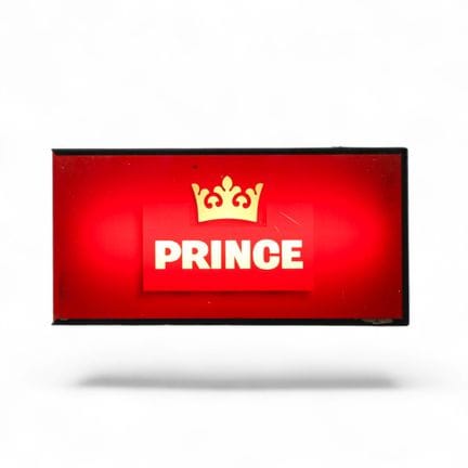 INSEGNA PUBBLICITARIA PRINCE - Vecchia cassonetta 