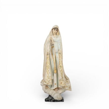 NOSTRA SIGNORA DI FATIMA - Scultura in terracotta 