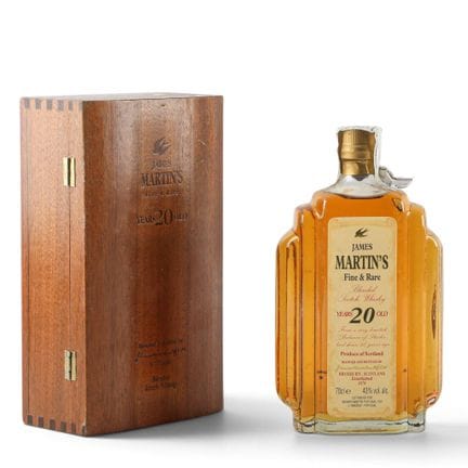 WHISKY JAMES MARTIN'S – 20 JAHRE ALT – Eine Flasch