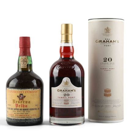 PORTWEIN – Set mit zwei Flaschen Portwein: W.&amp;