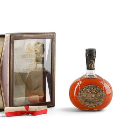 WHISKY WHYTE&amp;MACKAY – 21 JAHRE ALT – Flasche W
