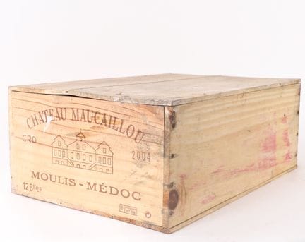SCATOLA DA 12 BOTTIGLIE CHÂTEAU MAUCAILLOU MOULIS 