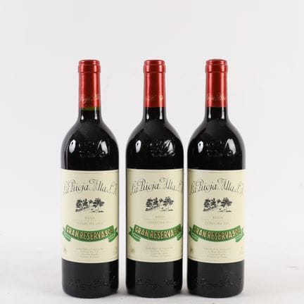 3 bottles of Gran Reserva 904, 2001 Cosecha
La Rio