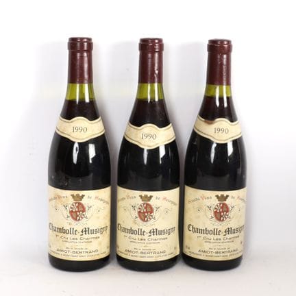 3 bottiglie di Chambolle-Musigny 1er Cru Les Charm