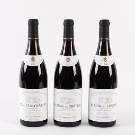 3 bottles of BEAUNE Château Premier Cru 2015, 
Bou