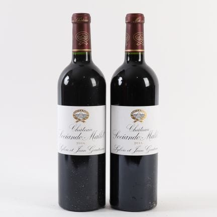 2 bottiglie di CHÂTEAU SOCIANDO-MALLET 2016
Haut M