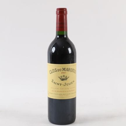 1  bottiglia CLOS DU MARQUIS 2001
Saint Julien, li