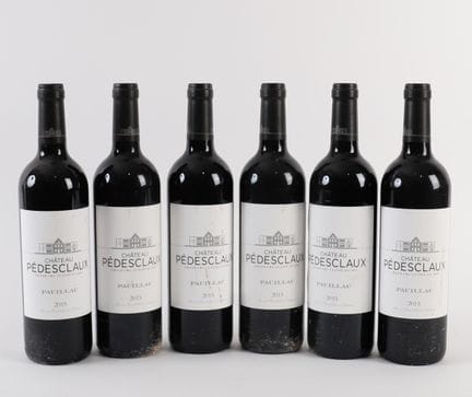 6 bottles of CHÂTEAU PÉDESCLAUX 2015
Pauillac, bot
