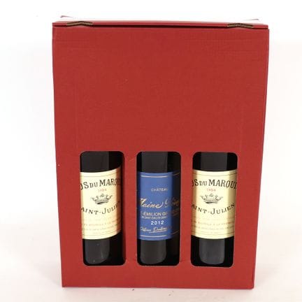 3-Bottle Gift Set including: 
- Château Moine Vieu