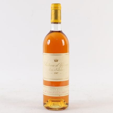 1 bottle Château d'Yquem 1er CCS Sauternes, 1987.
