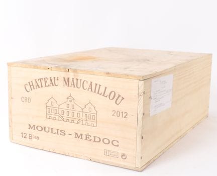 CASE OF 12 BOTTLES CHÂTEAU MAUCAILLOU MOULIS MÉDOC